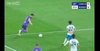 很有威胁！基莱斯小禁区内抢射，丁海峰献关键防守