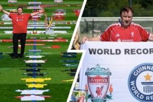 😲一位瑞士球迷收藏了1047件利物浦球衣，创造吉尼斯世界纪录
